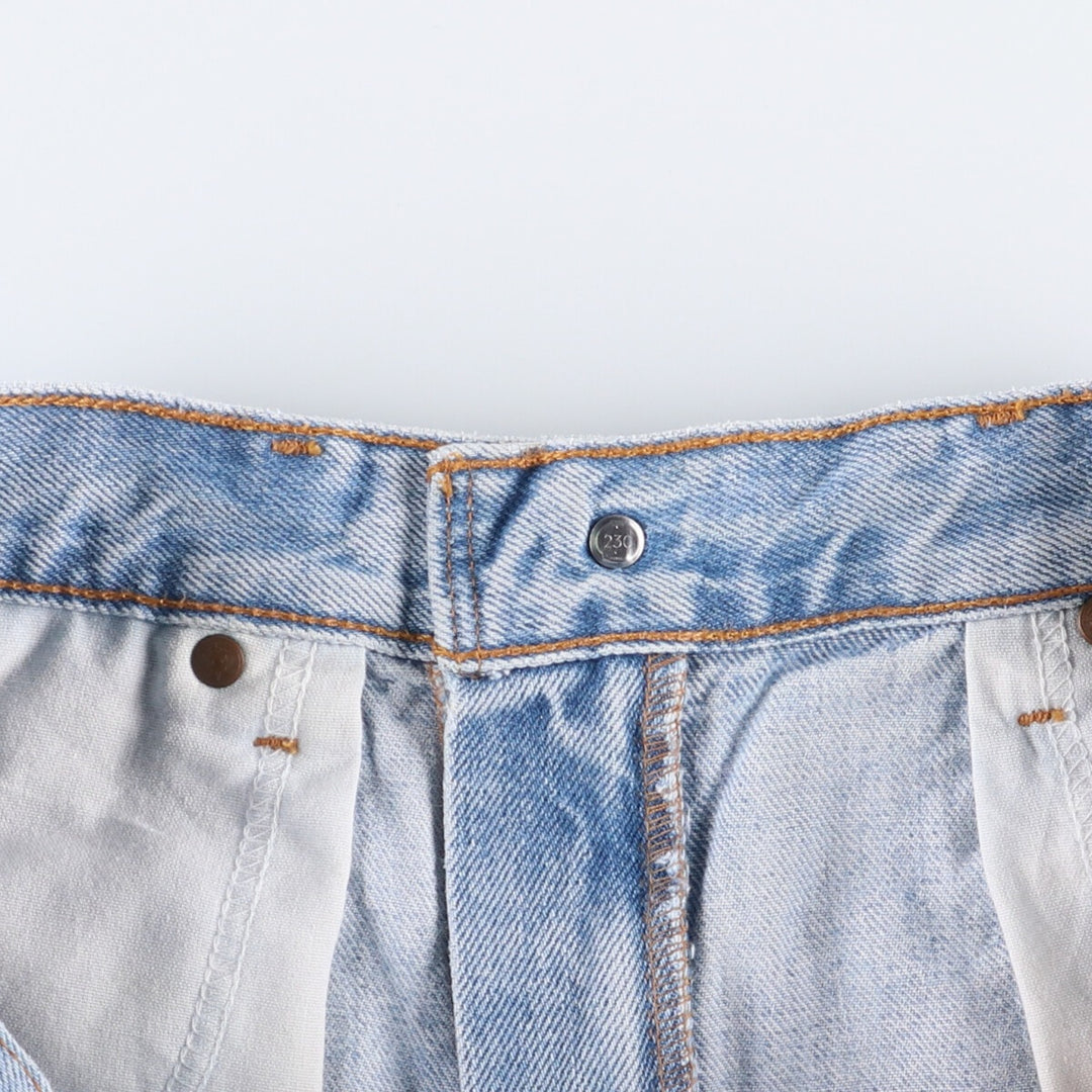 90'S Levi's 550 Relaxed Fit Denim Shorts, Men's, Size W30, Vintage cotton blue type Vintage Second Hand