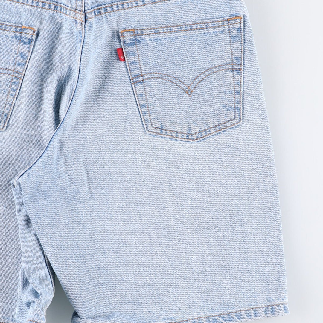 90'S Levi's 550 Relaxed Fit Denim Shorts, Men's, Size W30, Vintage cotton blue type Vintage Second Hand