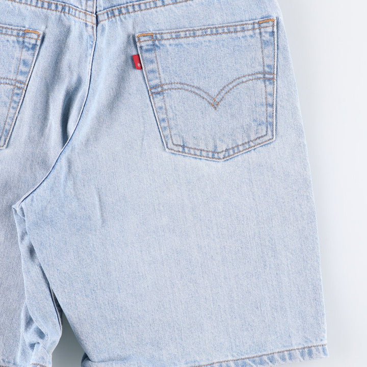 90'S Levi's 550 Relaxed Fit Denim Shorts, Men's, Size W30, Vintage cotton blue type Vintage Second Hand