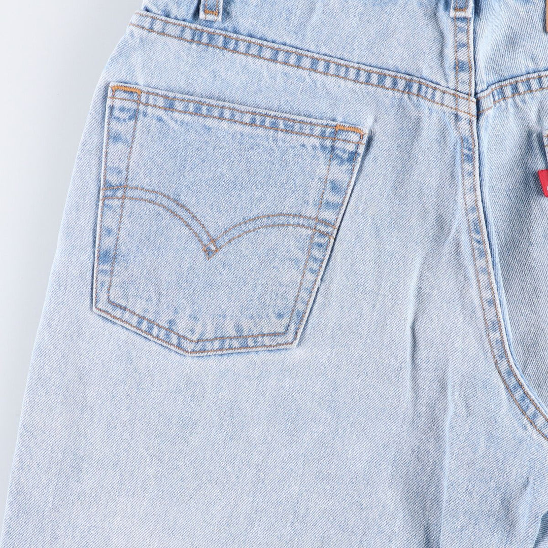 90'S Levi's 550 Relaxed Fit Denim Shorts, Men's, Size W30, Vintage cotton blue type Vintage Second Hand