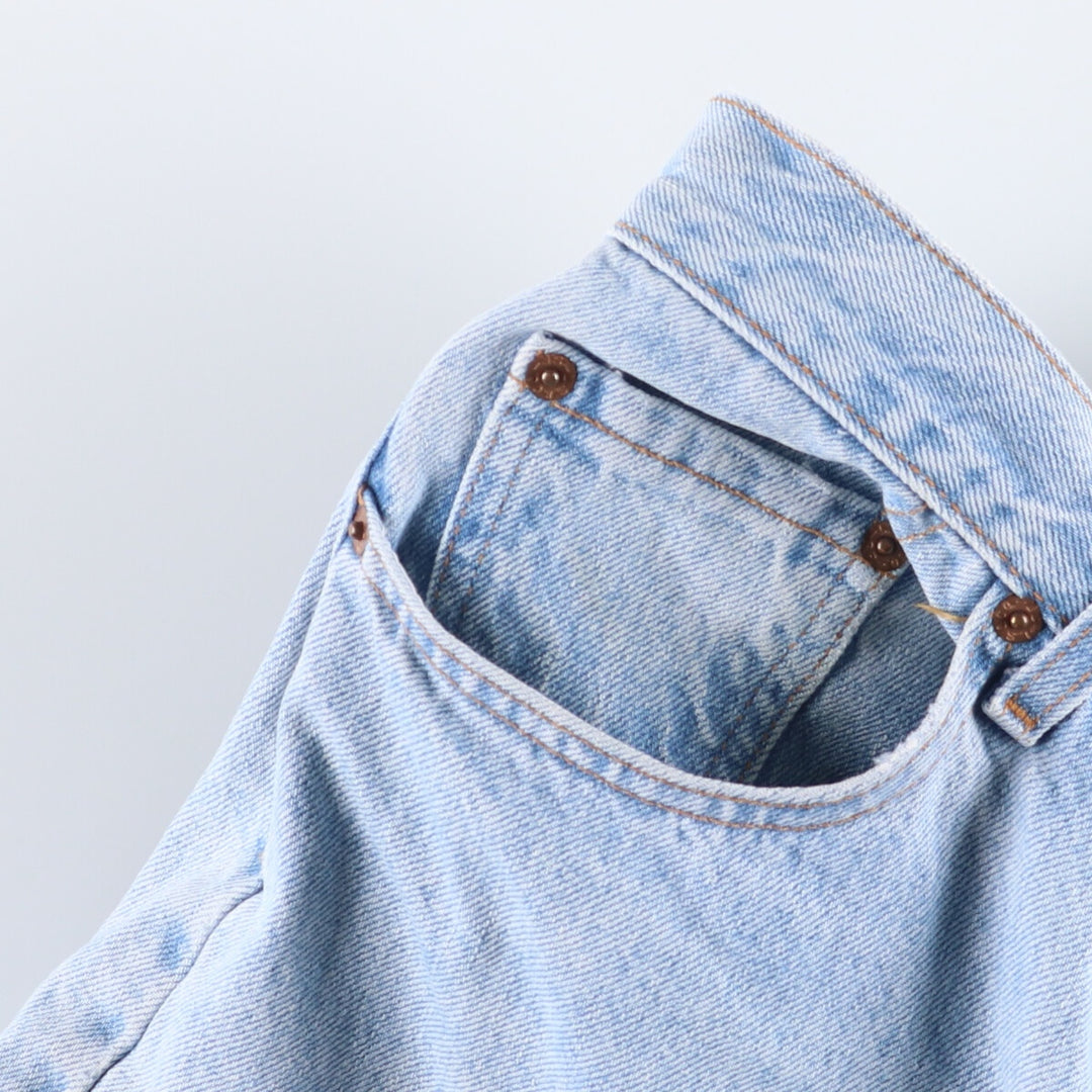 90'S Levi's 550 Relaxed Fit Denim Shorts, Men's, Size W30, Vintage cotton blue type Vintage Second Hand