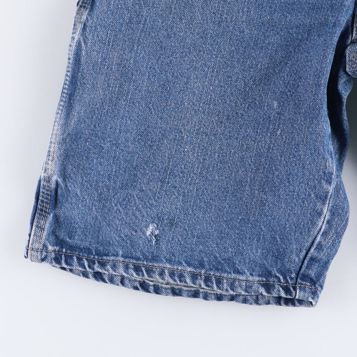 Dickies denim painter shorts, half pants, men's size w34 cotton blue type Vintage Second Hand