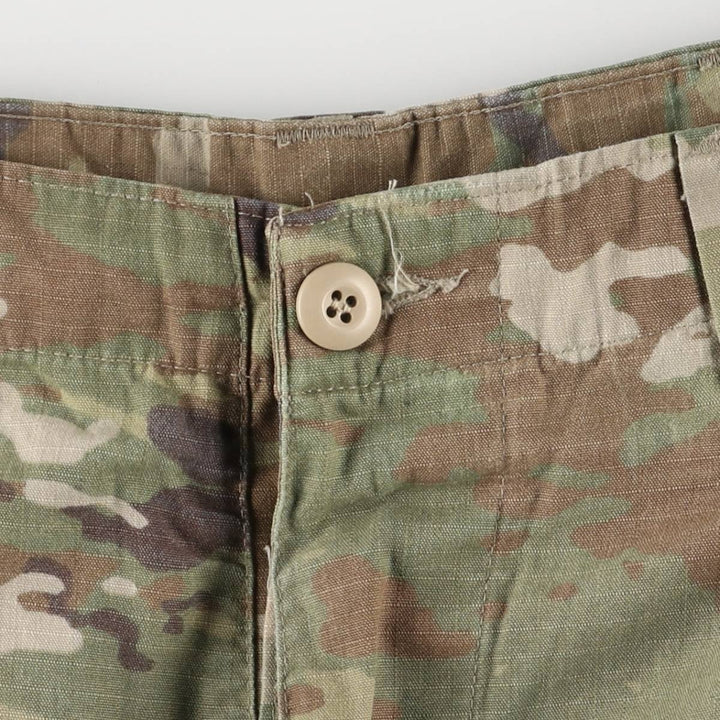 Authentic US military Multicam Camo Ripstop Military Cargo Pants, Medium-Regular, Made in USA Nylon Khaki type Vintage Second Hand