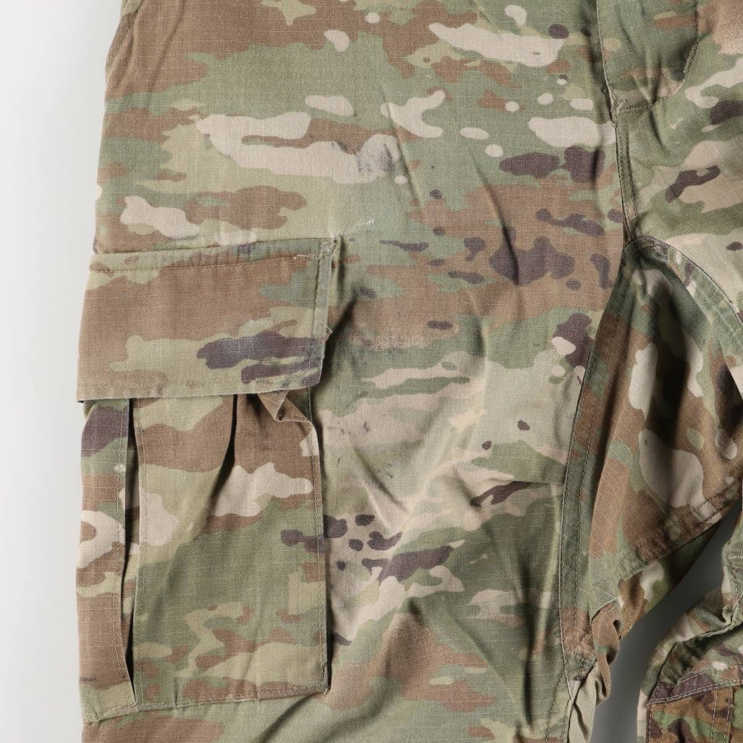 Authentic US military Multicam Camo Ripstop Military Cargo Pants, Medium-Regular, Made in USA Nylon Khaki type Vintage Second Hand