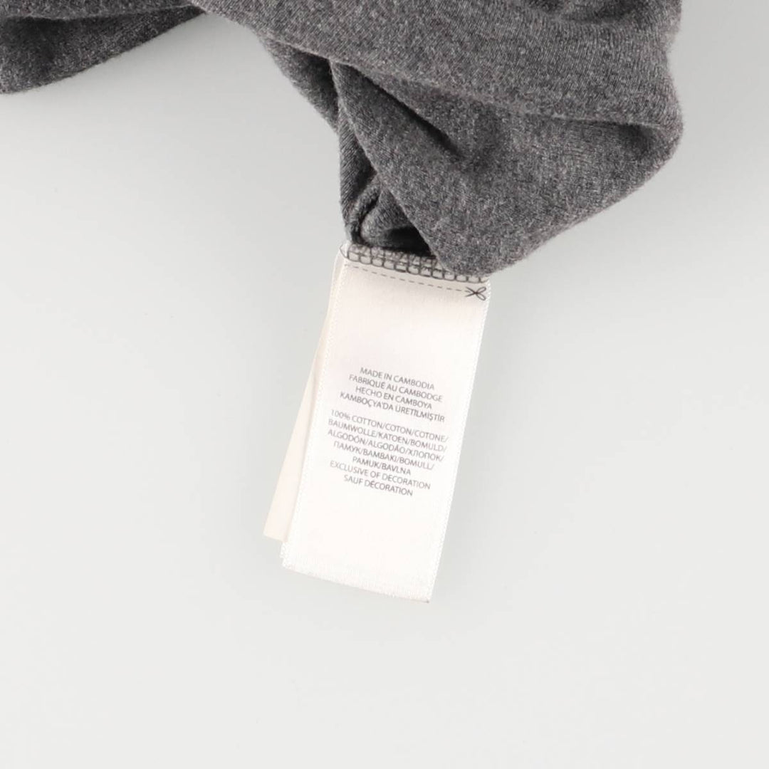 Ralph Lauren POLO RALPH LAUREN V-neck long T-shirt, women's size S cotton gray type Vintage Second Hand