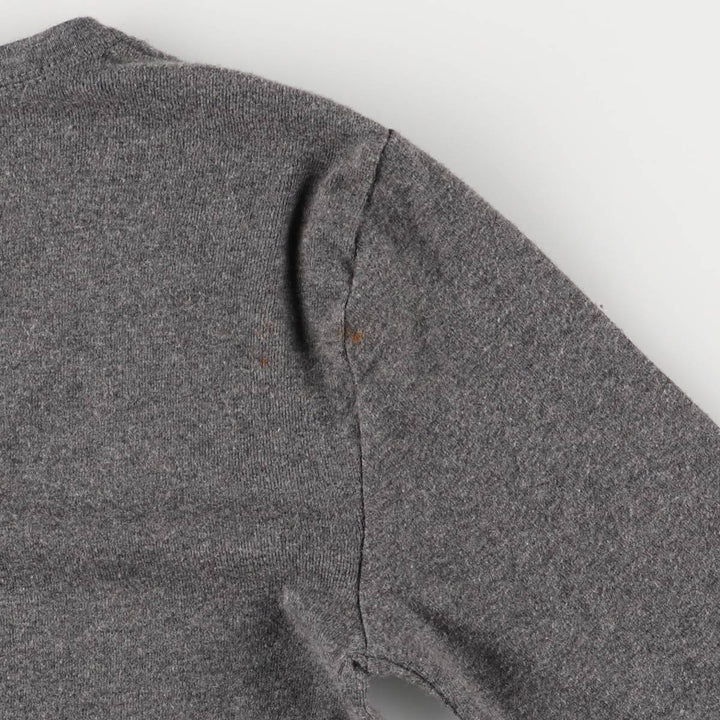 Ralph Lauren POLO RALPH LAUREN V-neck long T-shirt, women's size S cotton gray type Vintage Second Hand