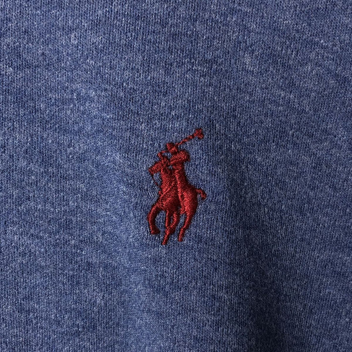 Ralph Lauren POLO by Ralph Lauren long sleeve polo shirt, men's size L cotton Navy blue Vintage Second Hand