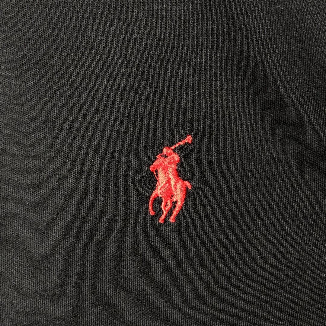Ralph Lauren POLO by Ralph Lauren long sleeve polo shirt, men's size M cotton black type Vintage Second Hand