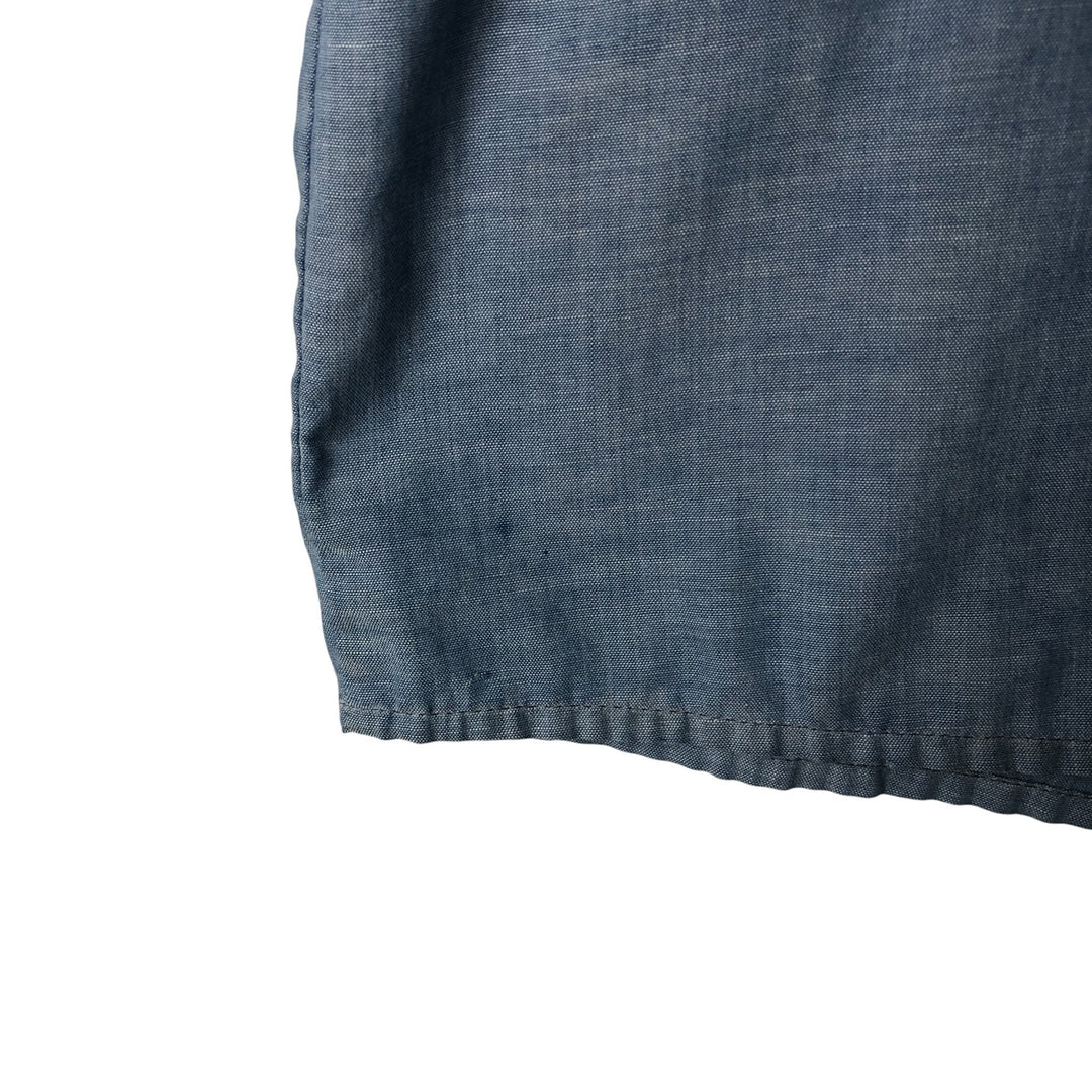 Vintage 80s-90'S Dickies Long Sleeve Chambray Shirt, Men's Size L unclear blue type Vintage Second Hand