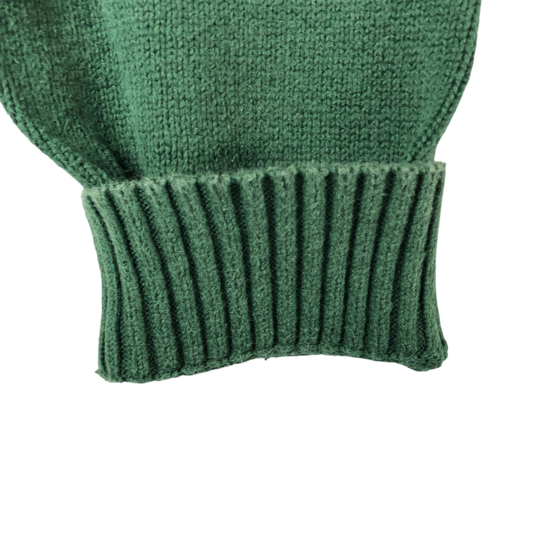 Ralph Lauren POLO RALPH LAUREN Cotton knit half zip sweater Men's XL size cotton green type Vintage Second Hand