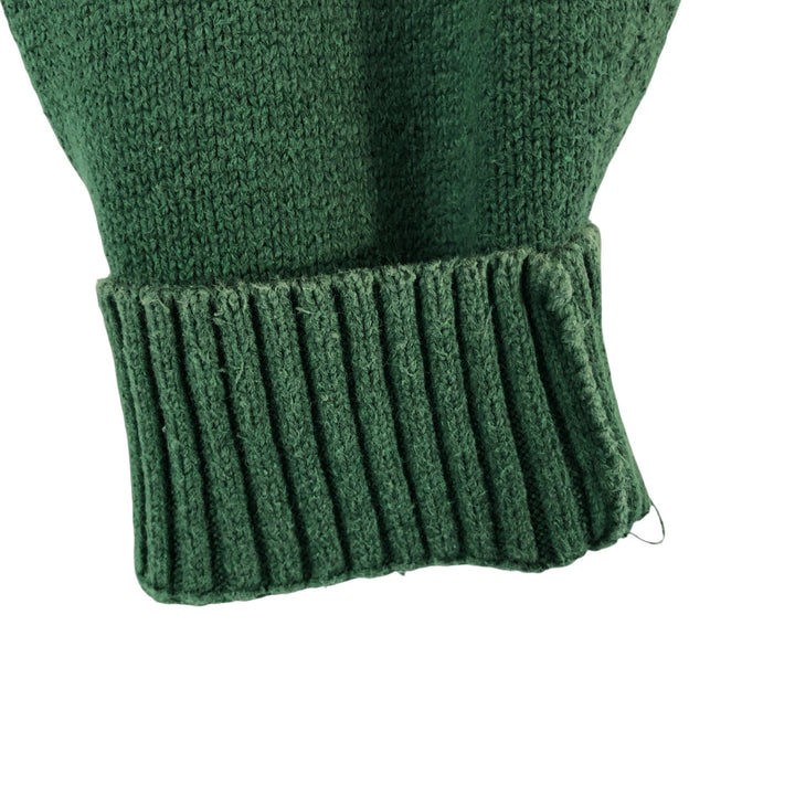 Ralph Lauren POLO RALPH LAUREN Cotton knit half zip sweater Men's XL size cotton green type Vintage Second Hand