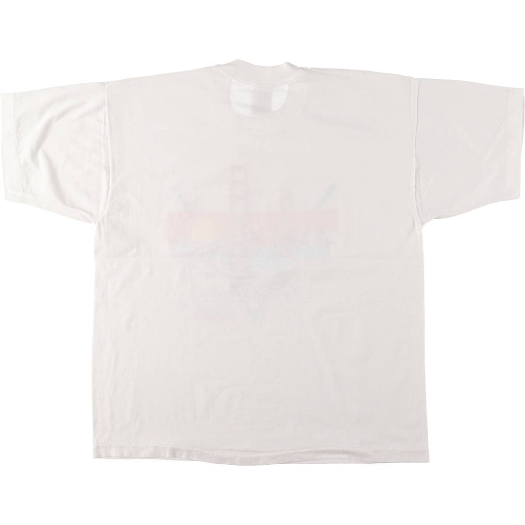 Fruit of the Loom Best Print T-Shirt, Made in USA, Men's XL cotton white type Vintage Second Hand