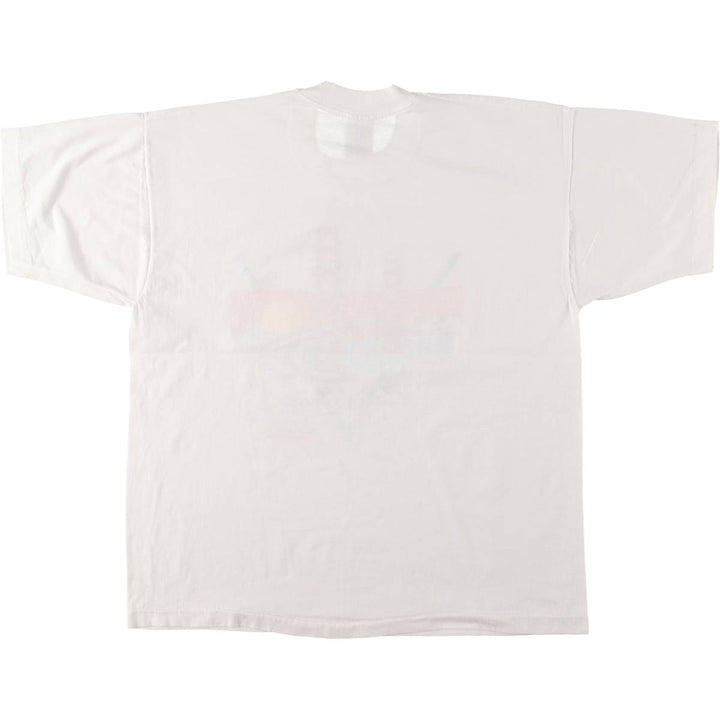 Fruit of the Loom Best Print T-Shirt, Made in USA, Men's XL cotton white type Vintage Second Hand