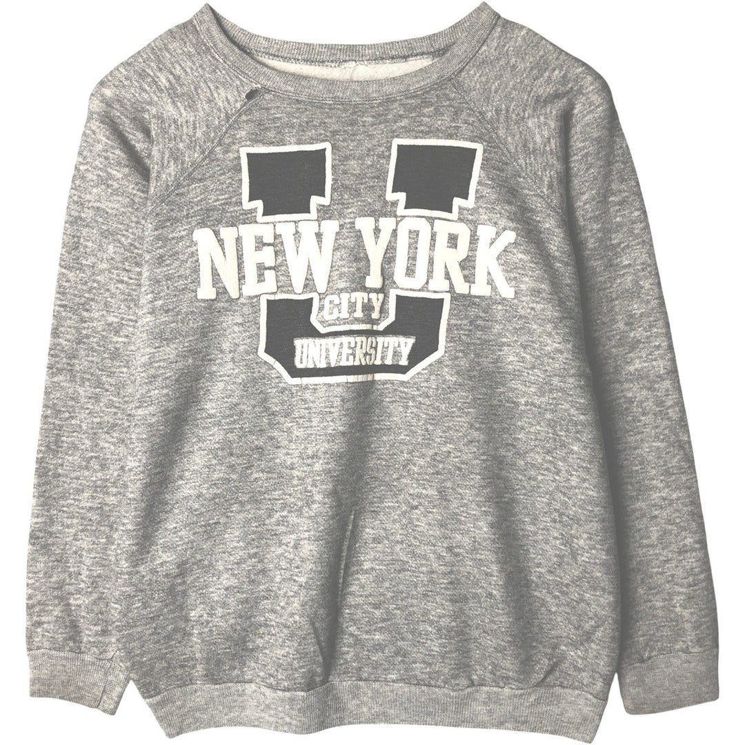 Men's college sweatshirt (size L) unclear gray type Vintage Second Hand