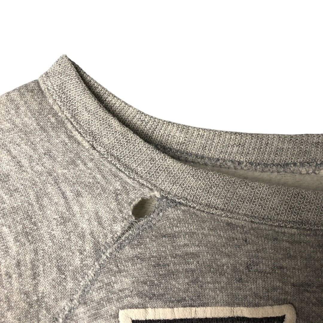 Men's college sweatshirt (size L) unclear gray type Vintage Second Hand