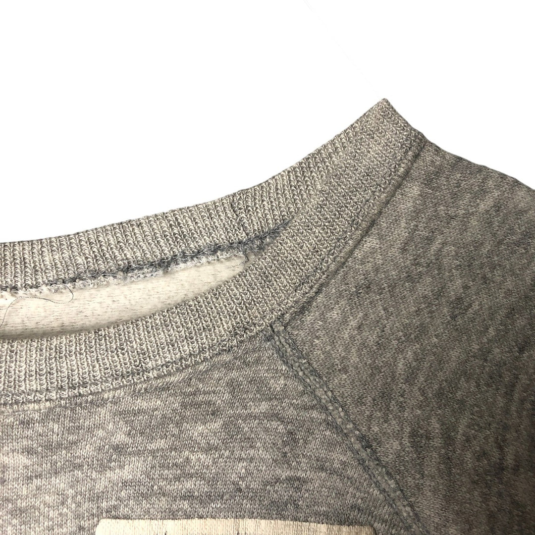 Men's college sweatshirt (size L) unclear gray type Vintage Second Hand