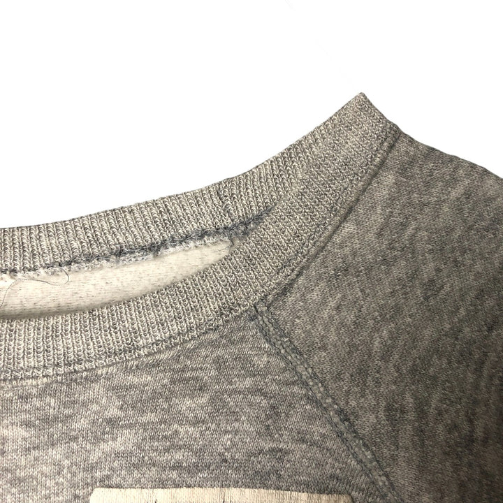 Men's college sweatshirt (size L) unclear gray type Vintage Second Hand