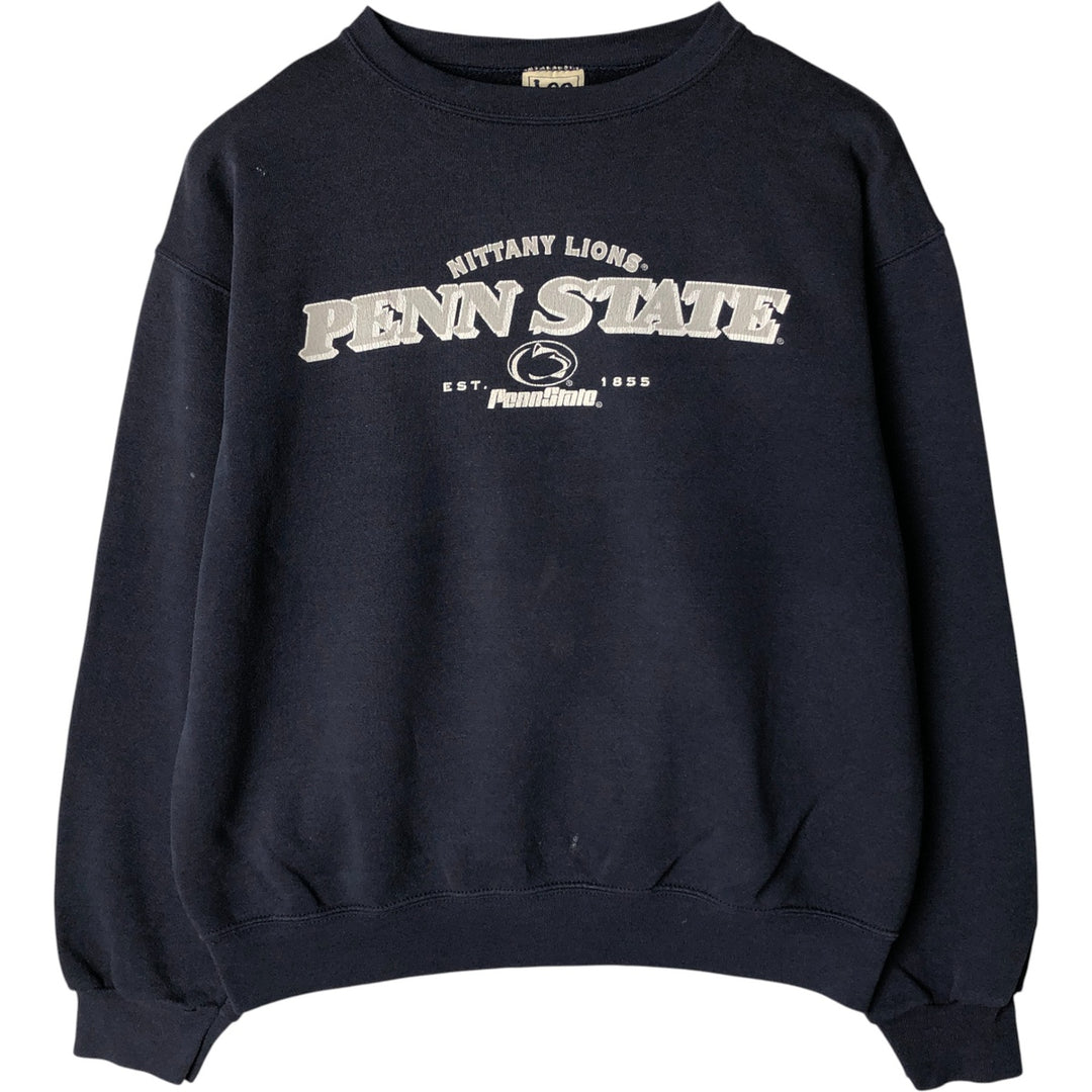 Vintage 1990'S Lee Pennsylvania State University college sweatshirt, crew neck. unclear navy blue type Vintage Second Hand