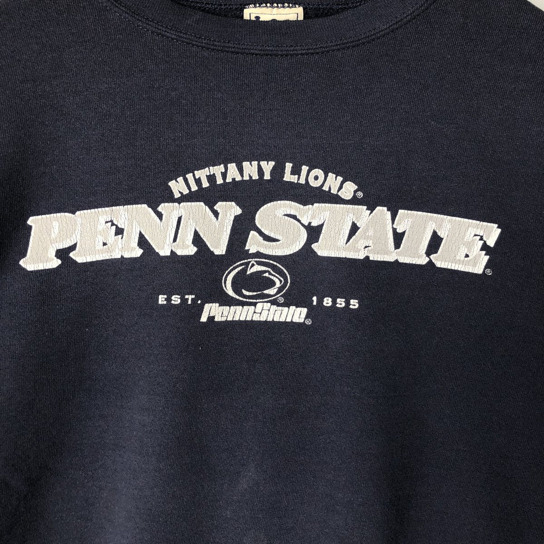 Vintage 1990'S Lee Pennsylvania State University college sweatshirt, crew neck. unclear navy blue type Vintage Second Hand