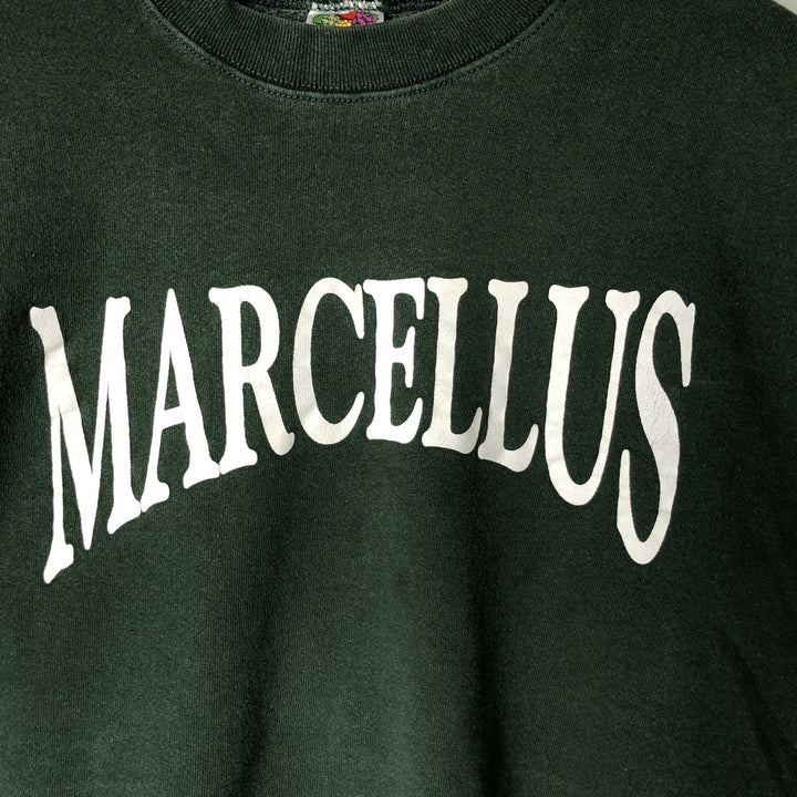 2000'S Fruit of the Loom Heavy Cotton College Sweatshirt, Men's Size XL cotton green type Vintage Second Hand