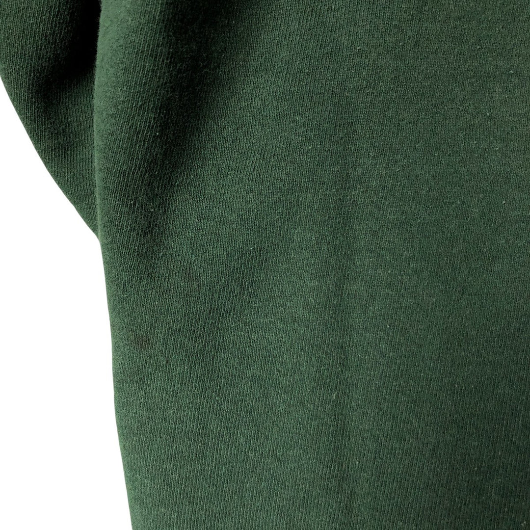 2000'S Fruit of the Loom Heavy Cotton College Sweatshirt, Men's Size XL cotton green type Vintage Second Hand