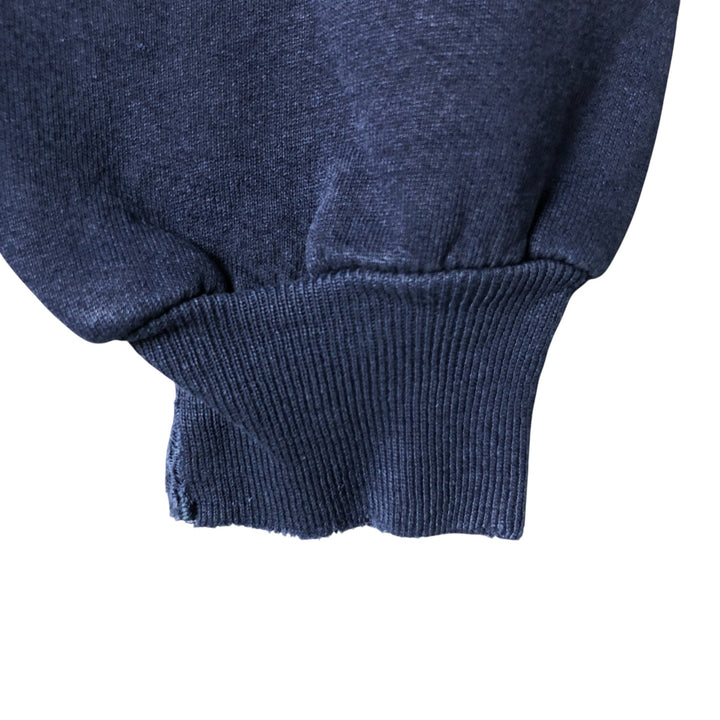 90'S Russell College Sweatshirt, Made in USA, Men's XXL, Vintage cotton navy blue type Vintage Second Hand