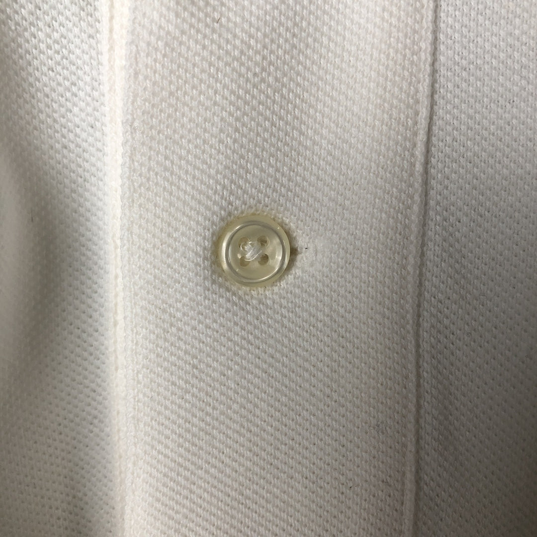 Ralph Lauren POLO by Ralph Lauren Big Pony Short Sleeve Polo Shirt Men's XL cotton white type Vintage Second Hand