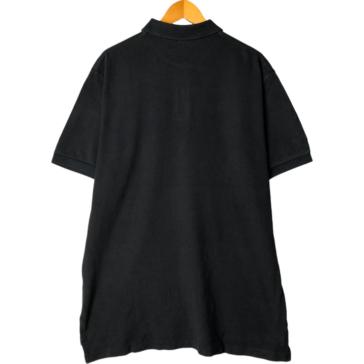 Ralph Lauren POLO by Ralph Lauren short sleeve polo shirt, men's XL size cotton black type Vintage Second Hand
