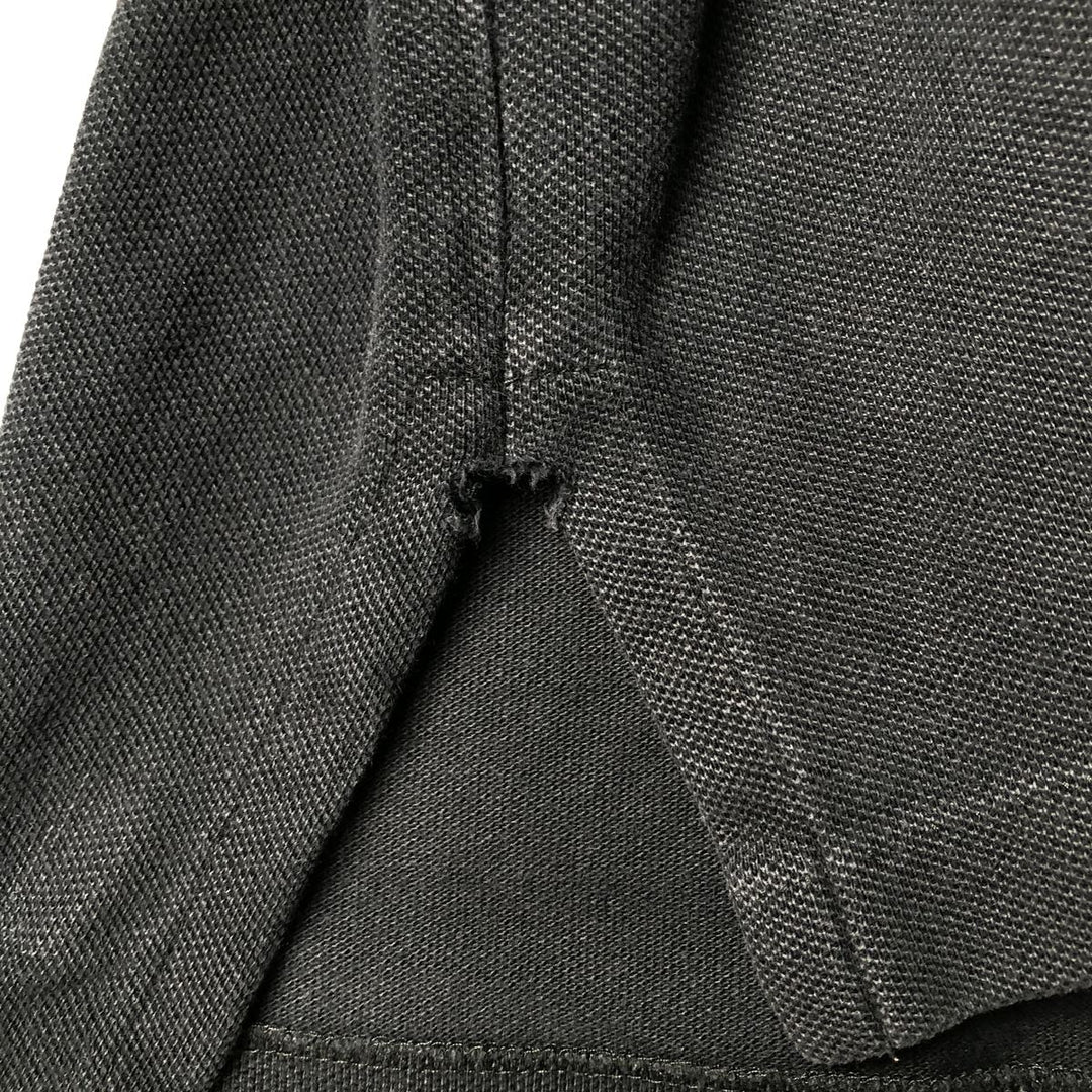 Ralph Lauren POLO by Ralph Lauren short sleeve polo shirt, men's XL size cotton black type Vintage Second Hand