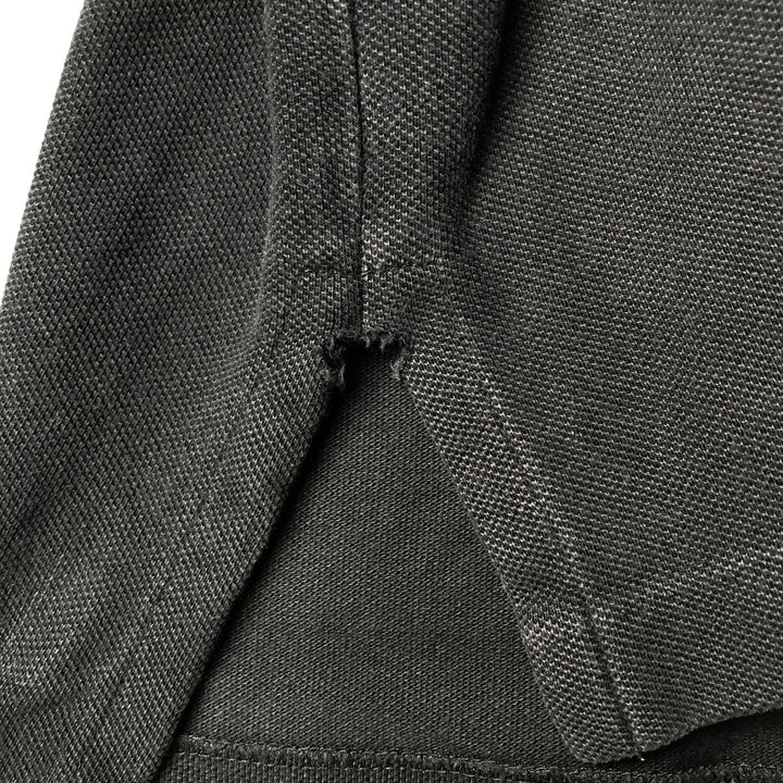 Ralph Lauren POLO by Ralph Lauren short sleeve polo shirt, men's XL size cotton black type Vintage Second Hand