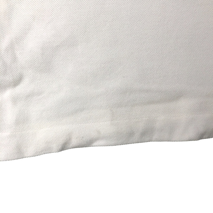 Vintage 1980'S Lacoste short-sleeved polo shirt, Made in France, Size 7, Men's XXL cotton white type Vintage Second Hand