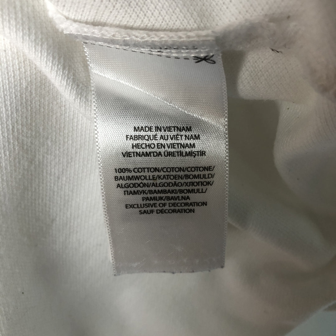 Ralph Lauren POLO RALPH LAUREN CUSTOM FIT Big Pony Short Sleeve Polo Shirt Men's XL cotton white type Vintage Second Hand