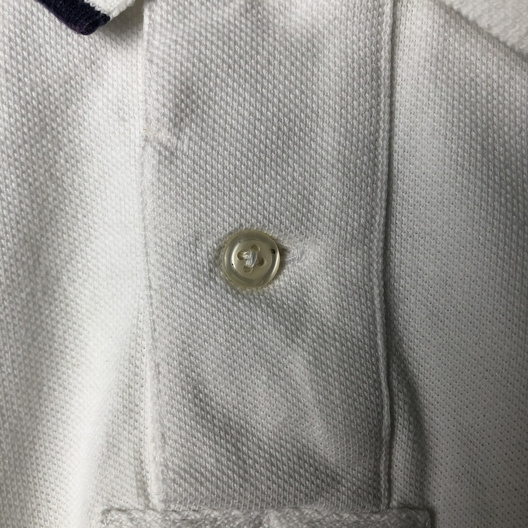 Ralph Lauren POLO RALPH LAUREN CUSTOM FIT Big Pony Short Sleeve Polo Shirt Men's XL cotton white type Vintage Second Hand