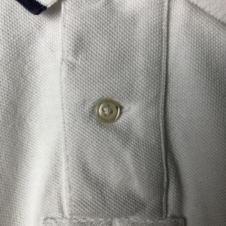 Ralph Lauren POLO RALPH LAUREN CUSTOM FIT Big Pony Short Sleeve Polo Shirt Men's XL cotton white type Vintage Second Hand