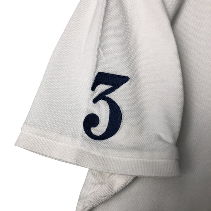 Ralph Lauren POLO RALPH LAUREN CUSTOM FIT Big Pony Short Sleeve Polo Shirt Men's XL cotton white type Vintage Second Hand