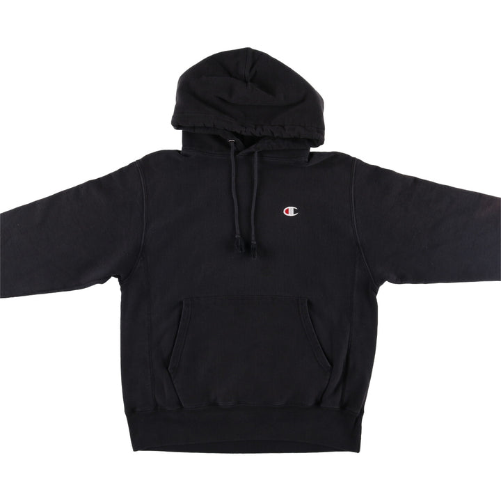 Champion REVERSE WEAVE Reverse Weave Sweat Pullover Hoodie Men's M cotton black type Vintage Second Hand