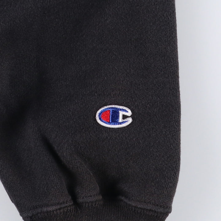 Champion REVERSE WEAVE Reverse Weave Sweat Pullover Hoodie Men's M cotton black type Vintage Second Hand