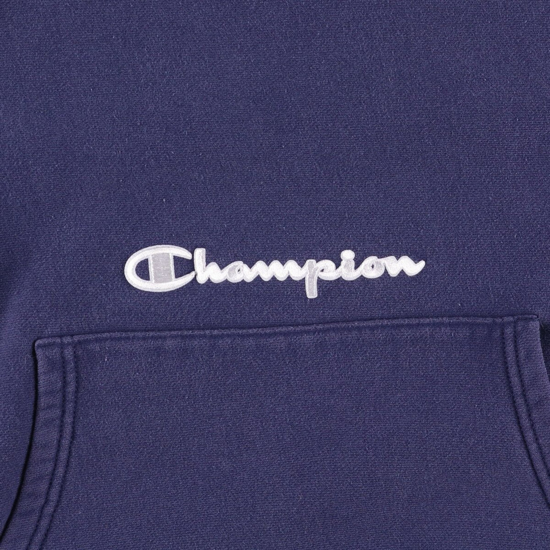 Champion REVERSE WEAVE Reverse Weave Sweat Pullover Hoodie Men's L size cotton navy blue type Vintage Second Hand