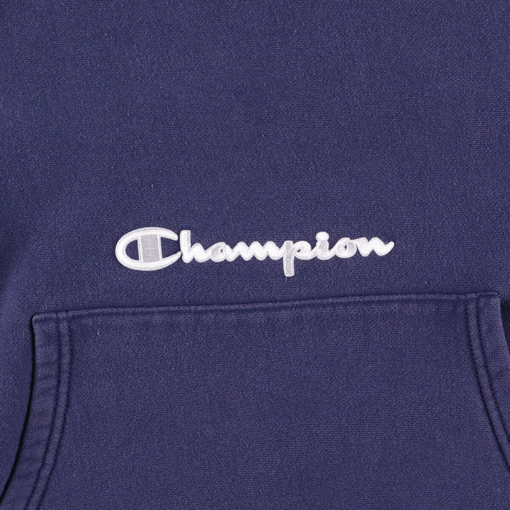 Champion REVERSE WEAVE Reverse Weave Sweat Pullover Hoodie Men's L size cotton navy blue type Vintage Second Hand