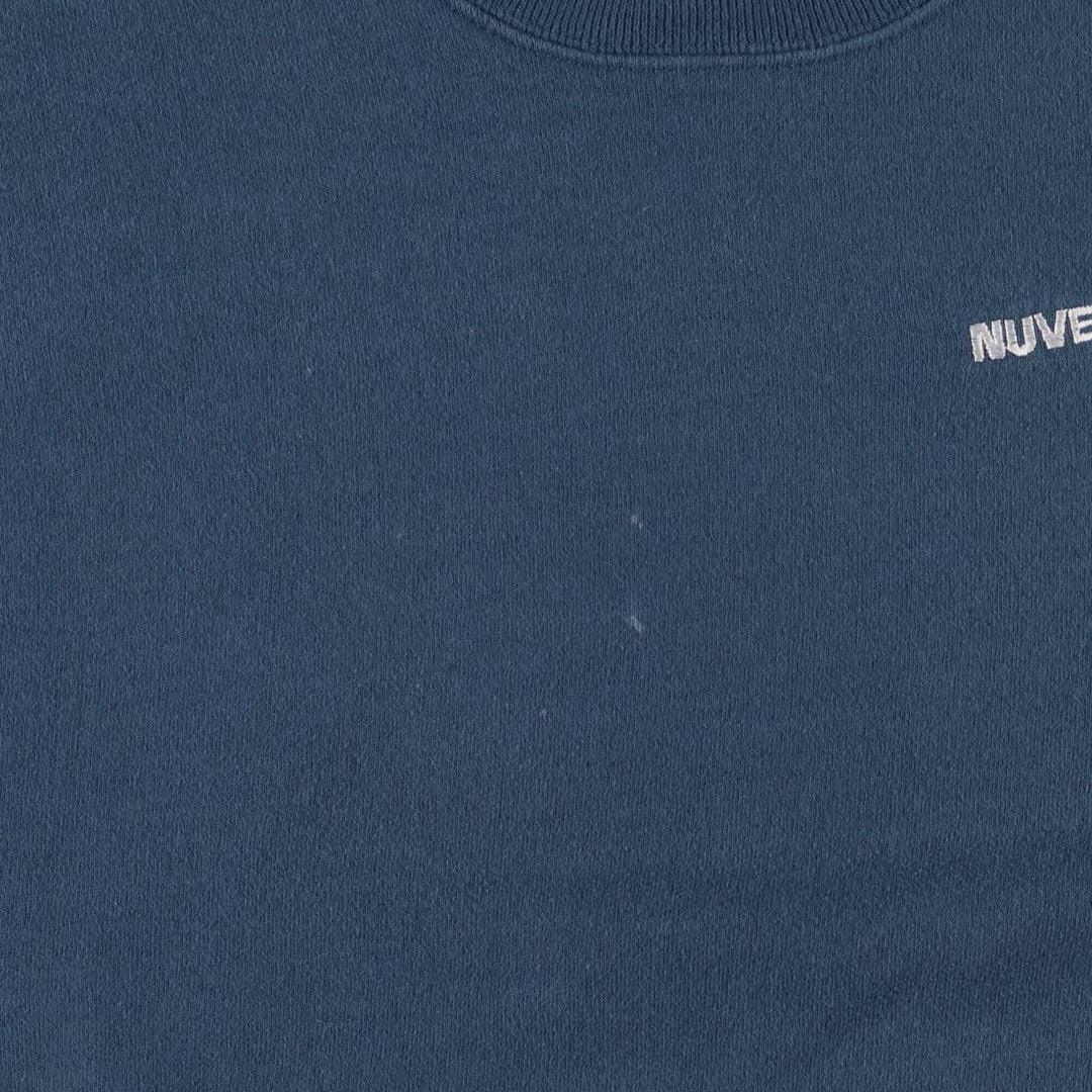 Vintage Lee Heavyweight One-Point Logo Sweatshirt from the 1990s, Made in USA, Men's Size L cotton blue type Vintage Second Hand