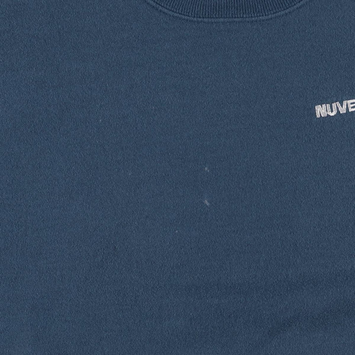 Vintage Lee Heavyweight One-Point Logo Sweatshirt from the 1990s, Made in USA, Men's Size L cotton blue type Vintage Second Hand