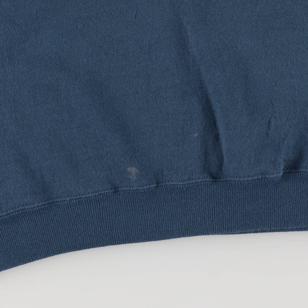 Vintage Lee Heavyweight One-Point Logo Sweatshirt from the 1990s, Made in USA, Men's Size L cotton blue type Vintage Second Hand