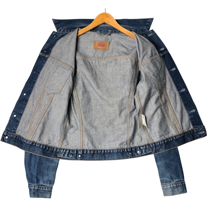 2000'S Levi's 70590 Euro Model Denim Jacket, Women's Size L cotton blue type Vintage Second Hand