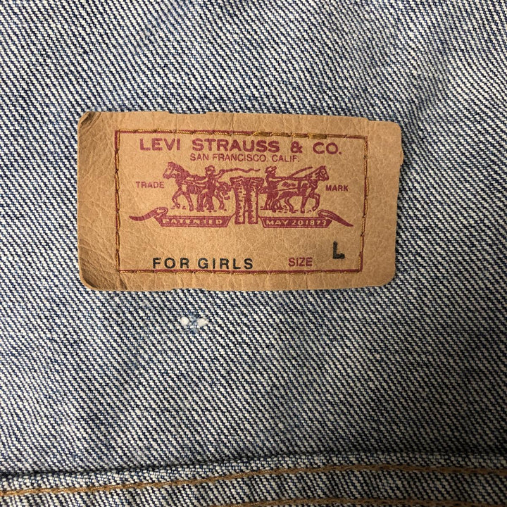2000'S Levi's 70590 Euro Model Denim Jacket, Women's Size L cotton blue type Vintage Second Hand