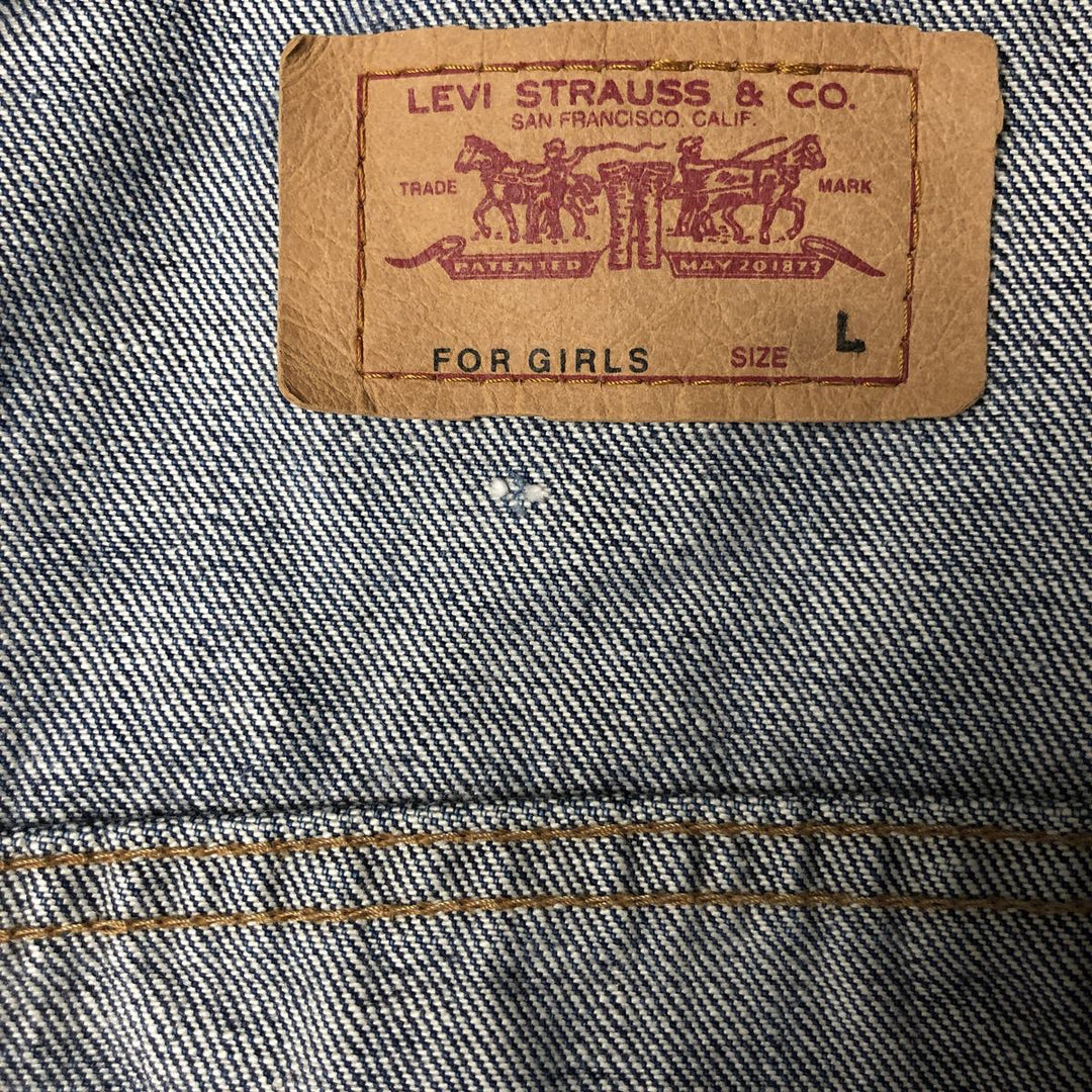 2000'S Levi's 70590 Euro Model Denim Jacket, Women's Size L cotton blue type Vintage Second Hand