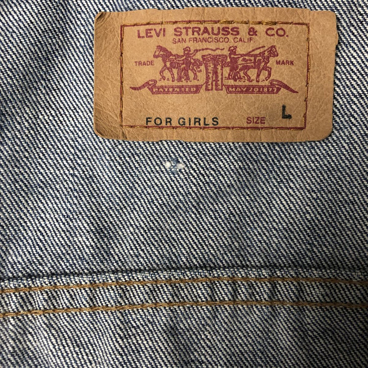 2000'S Levi's 70590 Euro Model Denim Jacket, Women's Size L cotton blue type Vintage Second Hand