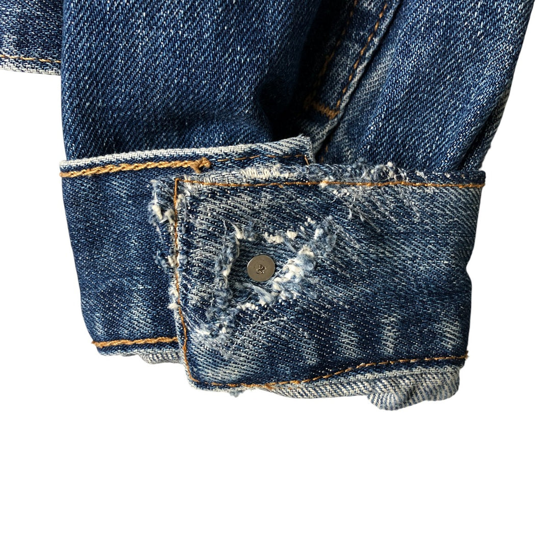 2000'S Levi's 70590 Euro Model Denim Jacket, Women's Size L cotton blue type Vintage Second Hand