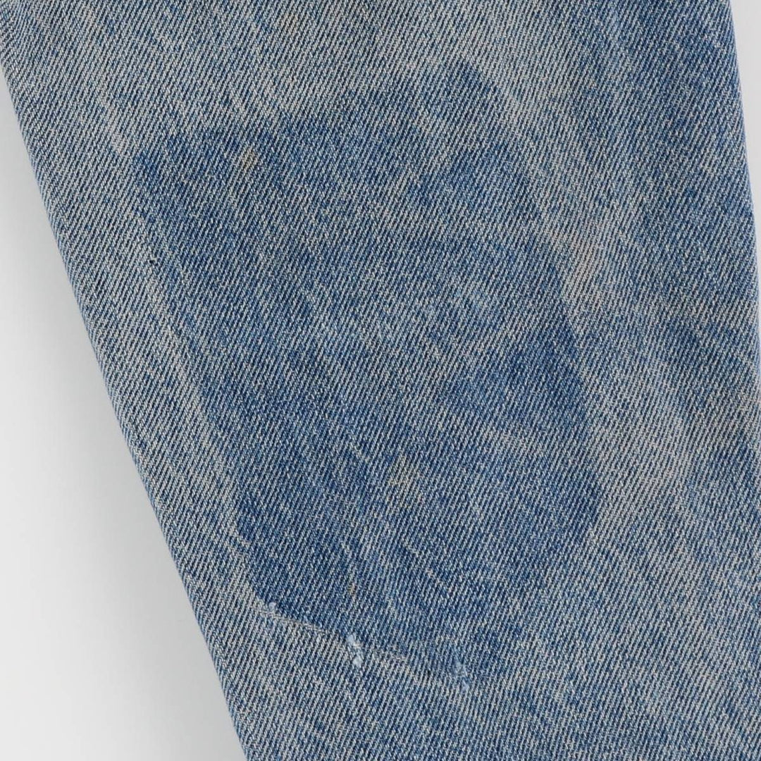 1980'S Levi's 70506-0216 Stars and Stripes Iron Maiden Custom Denim Jacket, Made in USA, Men's Size Small unclear blue type Vintage Second Hand