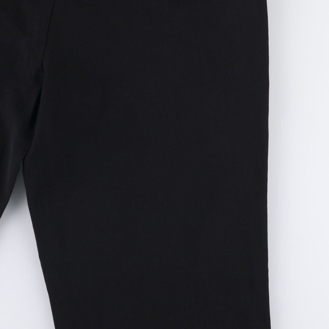 BACHRACH Two-pleat Slacks, Made in Italy, Men's, Size W33 unclear black type Vintage Second Hand