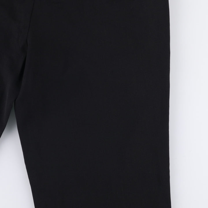 BACHRACH Two-pleat Slacks, Made in Italy, Men's, Size W33 unclear black type Vintage Second Hand